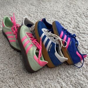 Adidas Sneakers Set - Pink, Blue, Green